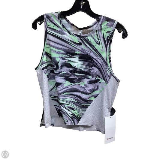 Athletic Tank Top By Lululemon In Multi-colored, Size: 8