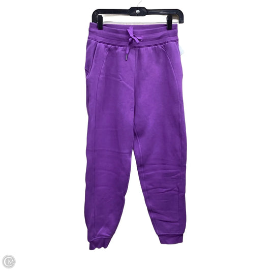 Athletic Pants By Lululemon In Purple, Size: 4