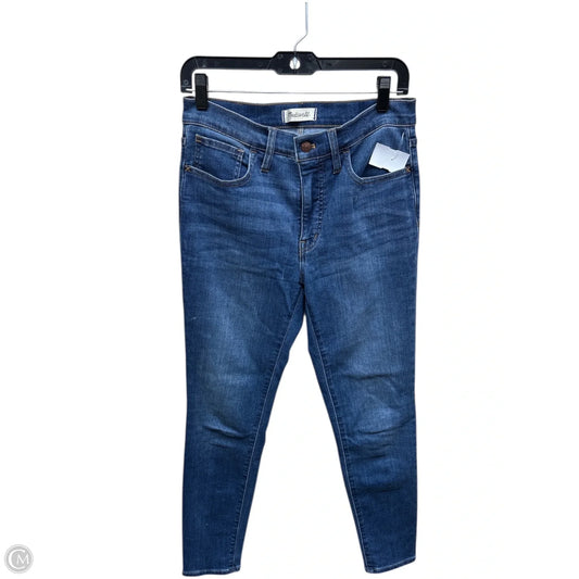 Jeans Straight By Madewell In Blue Denim, Size: 4