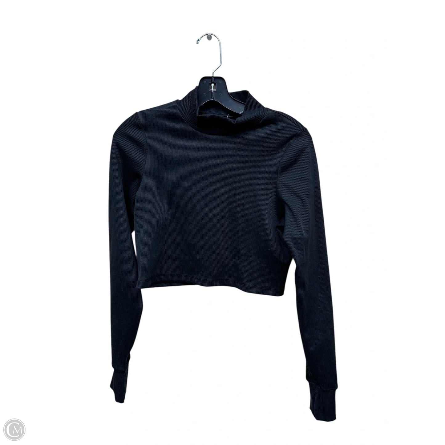 Athletic Top Long Sleeve Crewneck By Clothes Mentor In Black, Size: S