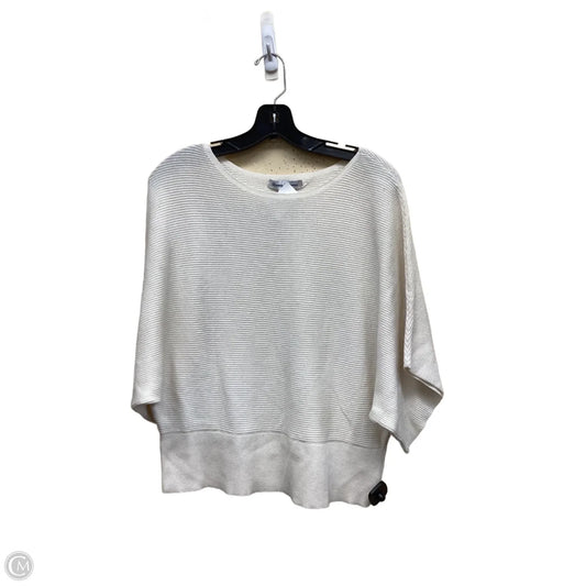 Top Long Sleeve By Tommy Bahama In Cream, Size: L