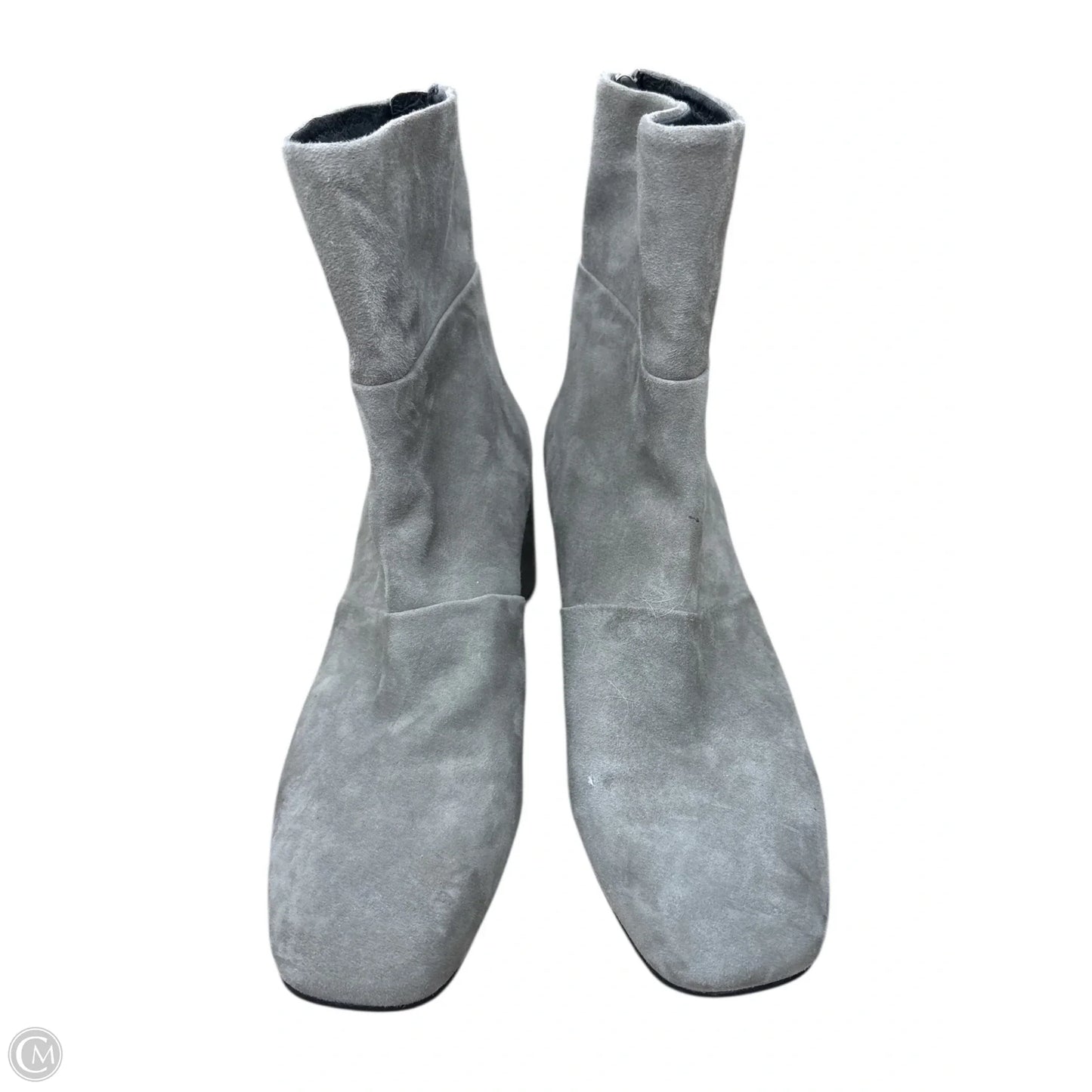 Boots Ankle Heels By Kenneth Cole In Grey, Size: 6.5