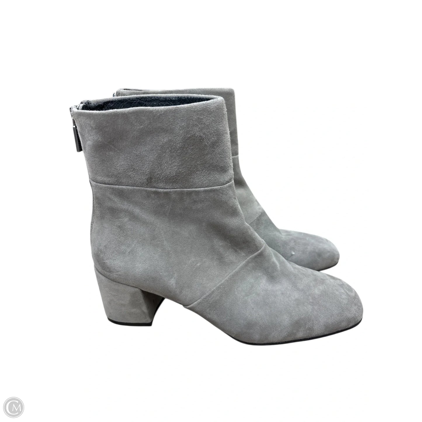 Boots Ankle Heels By Kenneth Cole In Grey, Size: 6.5