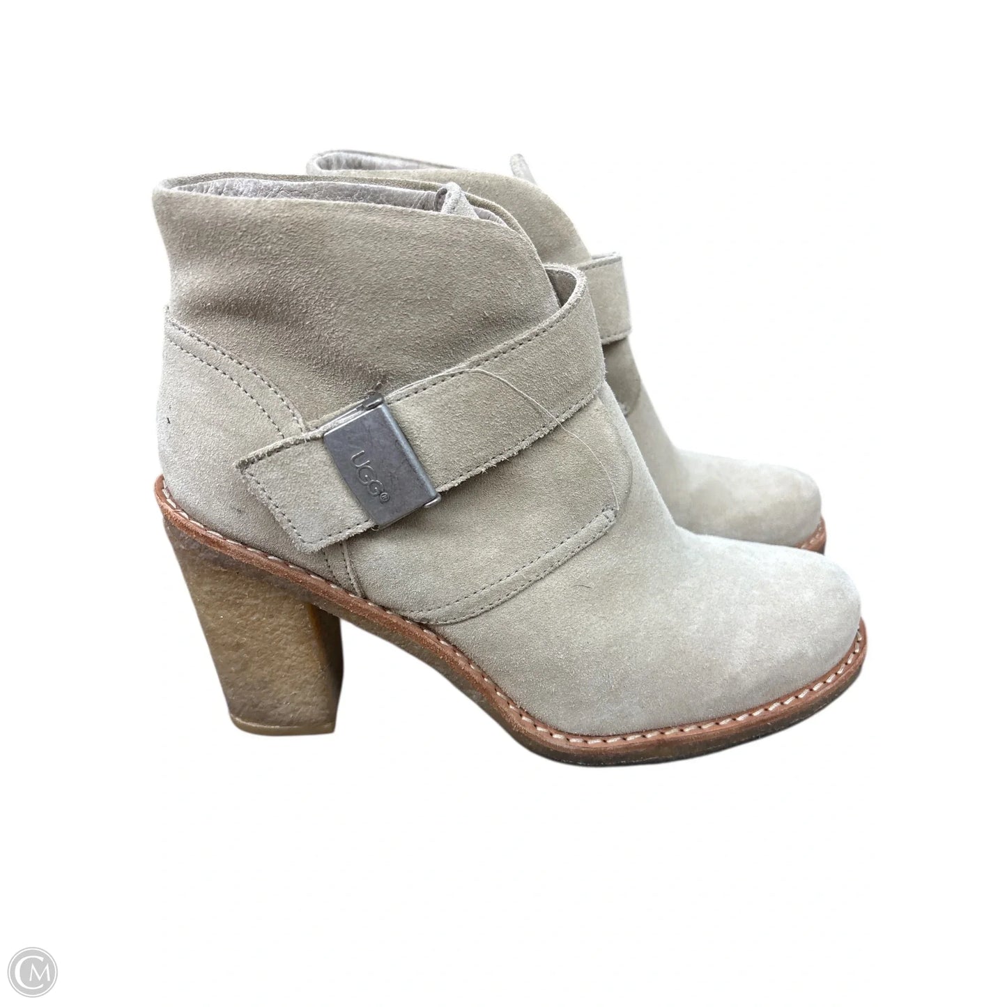 Boots Designer By Ugg In Tan, Size: 6.5