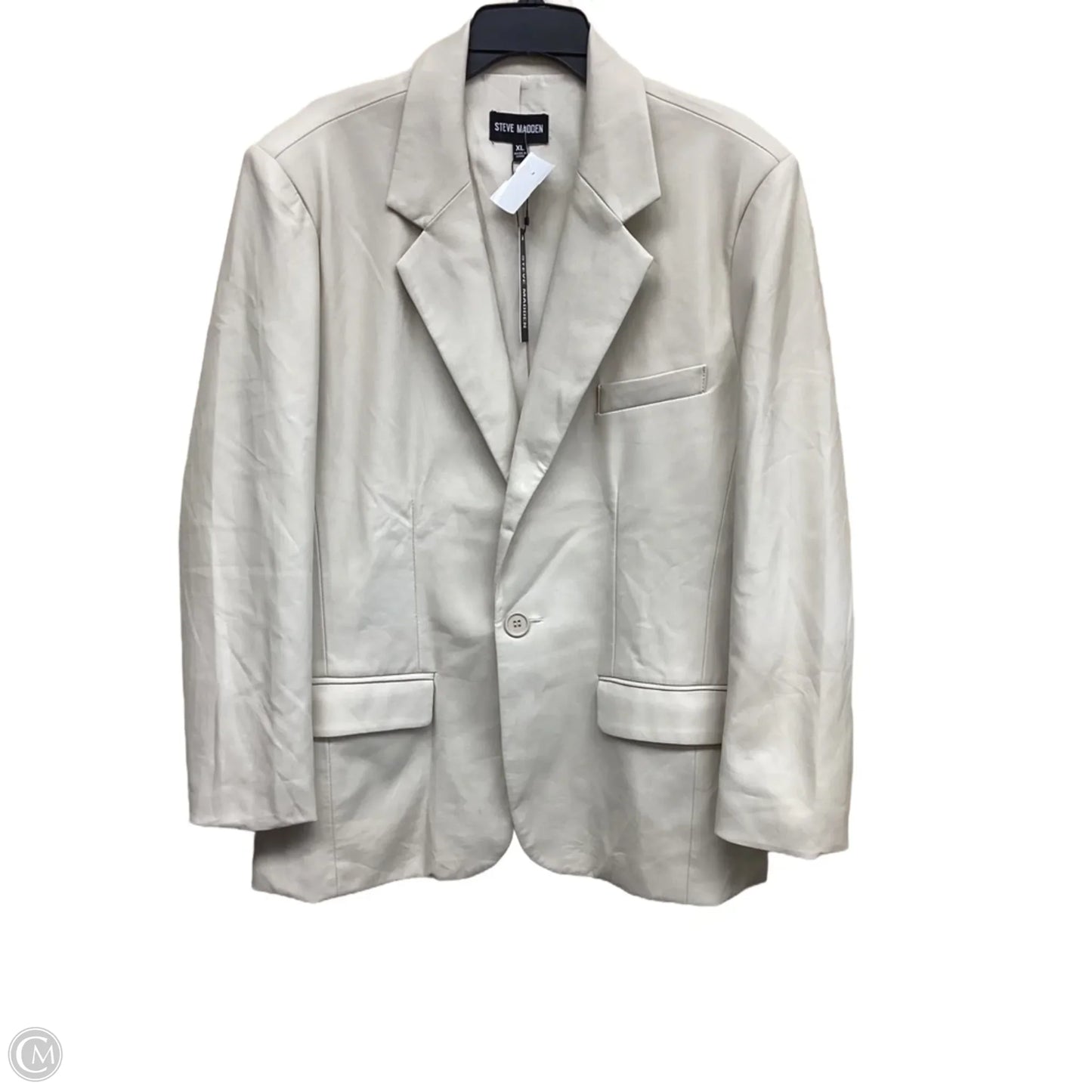 Blazer By Steve Madden In Cream, Size: Xl