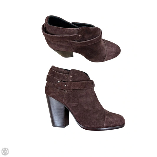 Boots Ankle Heels By Rag And Bone In Brown, Size: 7.5