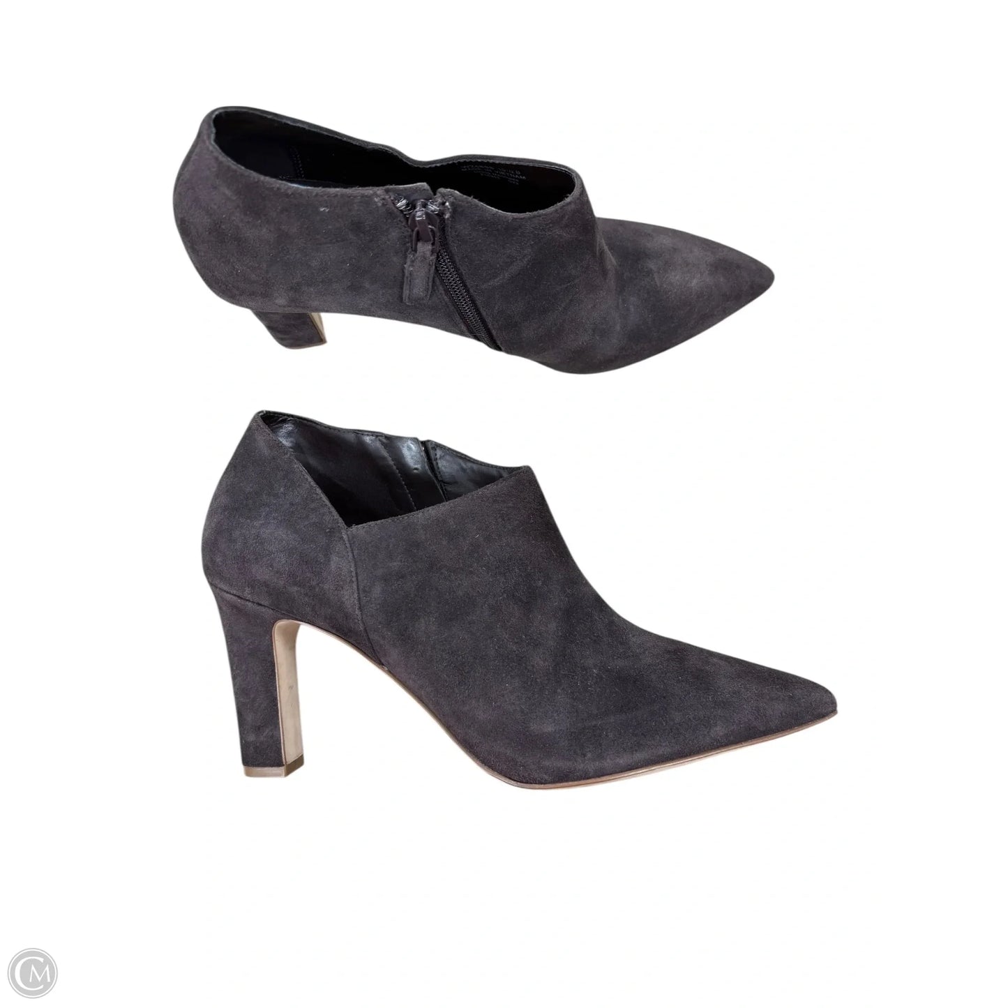 Boots Ankle Heels By Cole-haan In Brown, Size: 10.5