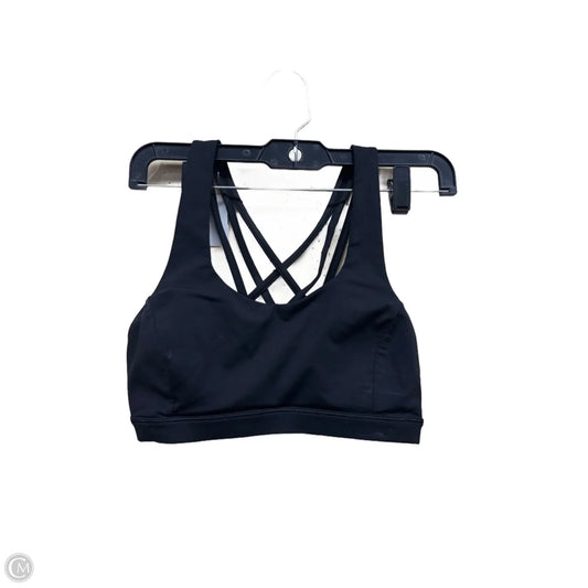 Athletic Bra By Lululemon In Black, Size: 4