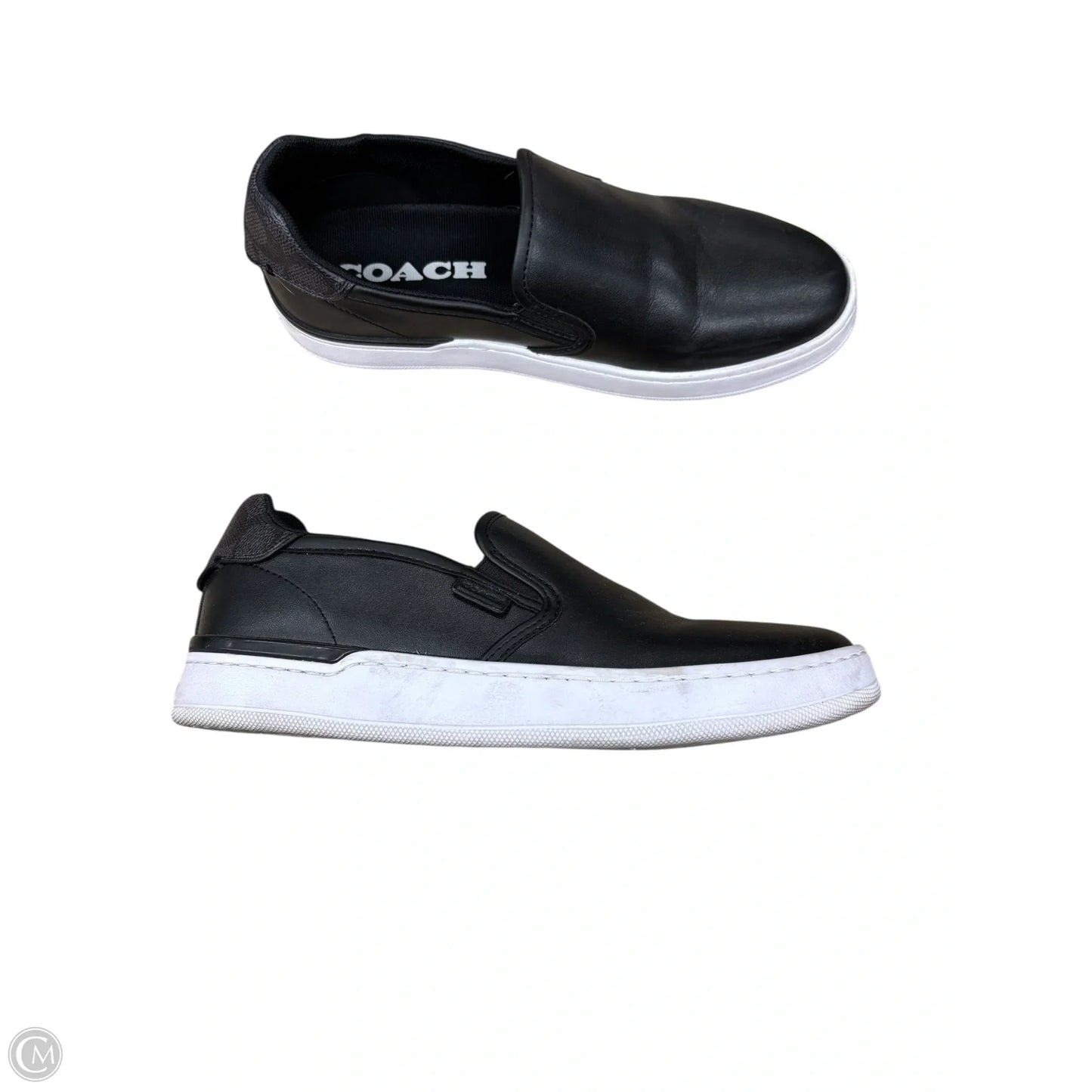 Shoes Designer By Coach In Black & White, Size: 8