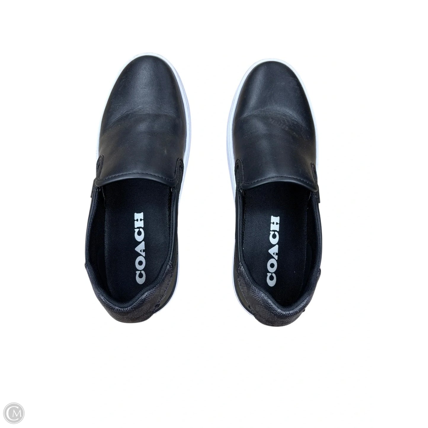 Shoes Designer By Coach In Black & White, Size: 8