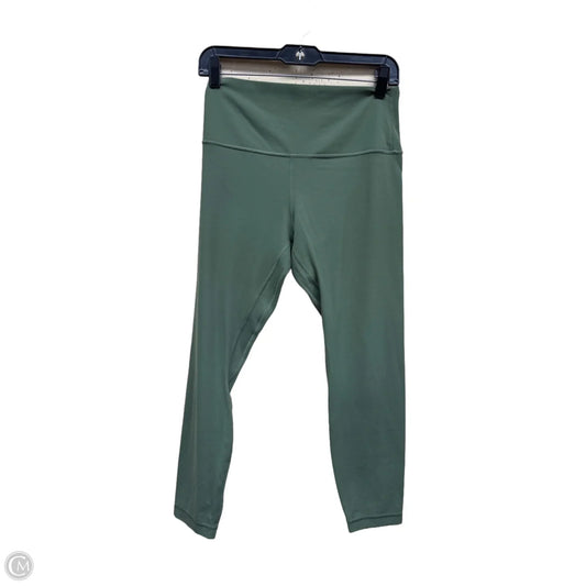 Athletic Leggings By Lululemon In Green, Size: 10