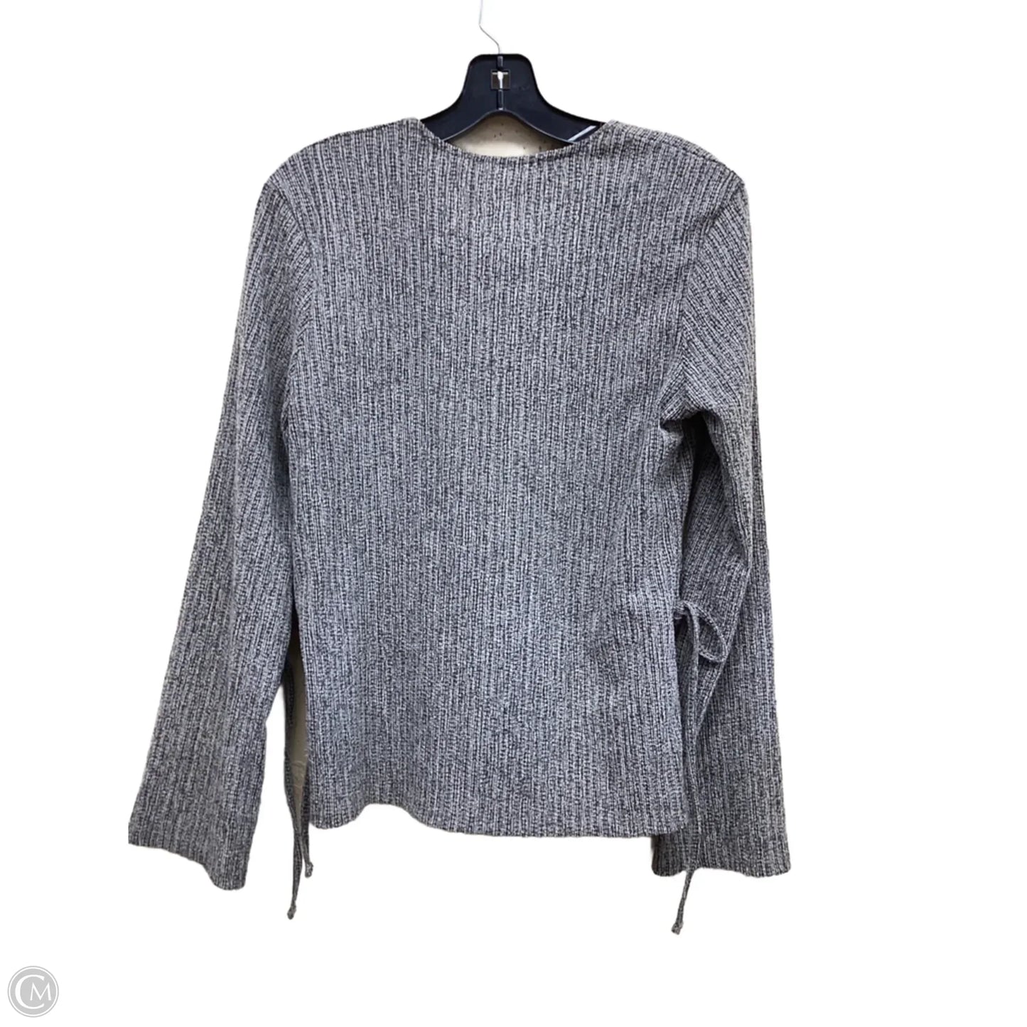 Top Long Sleeve By Zara In Black & Brown, Size: M