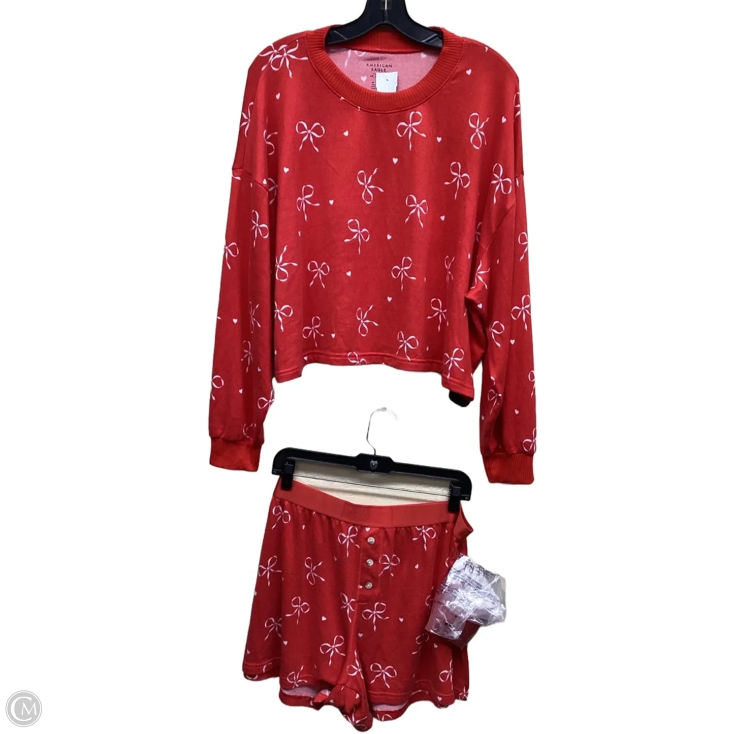 Pajamas 2pc By American Eagle In Red, Size: Xl