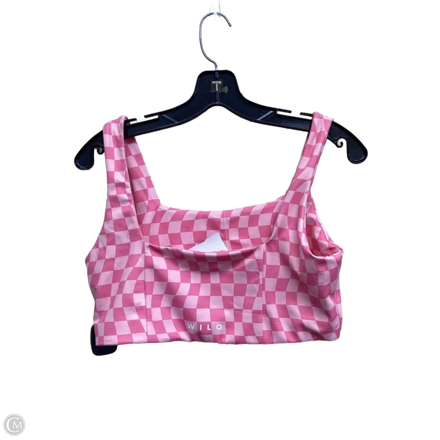 Athletic Bra By Clothes Mentor In Checkered Pattern, Size: L