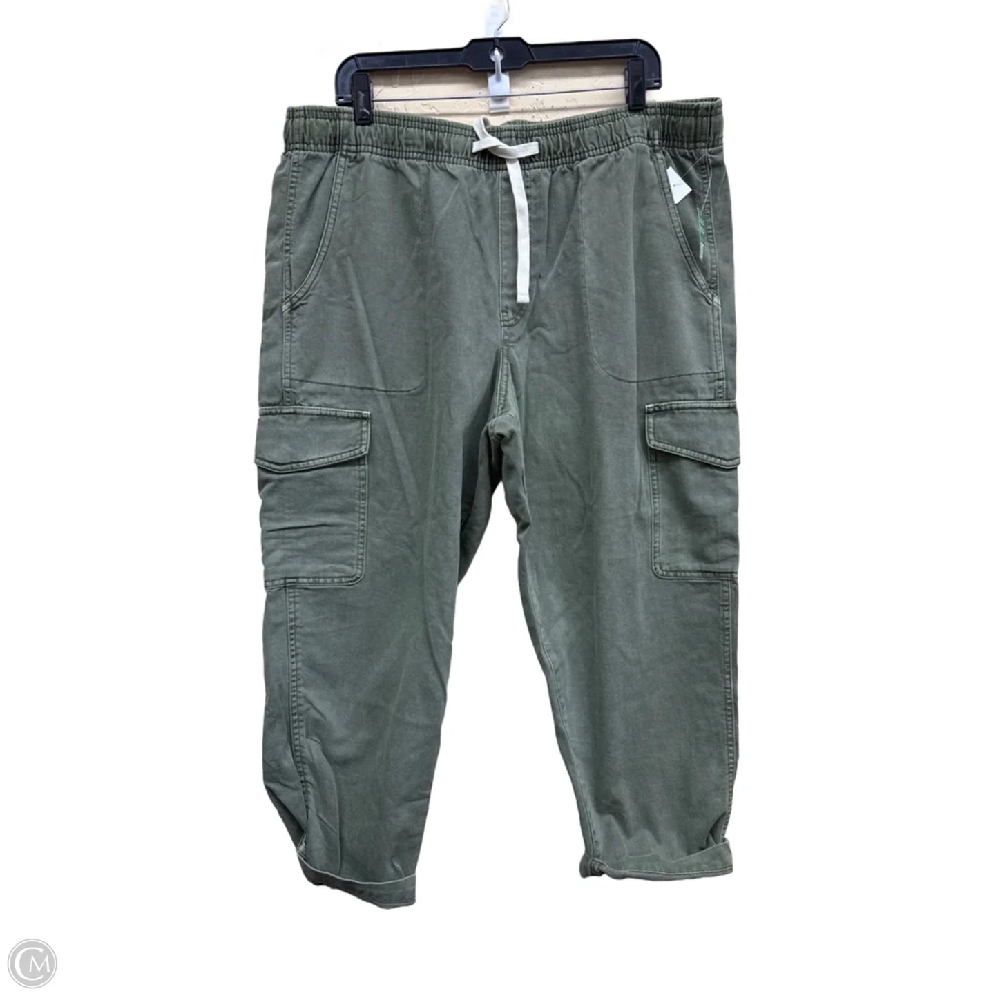 Jeans Straight By Gap In Green, Size: Xl