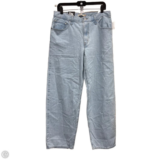 Jeans Straight By Levis In Blue Denim, Size: 10