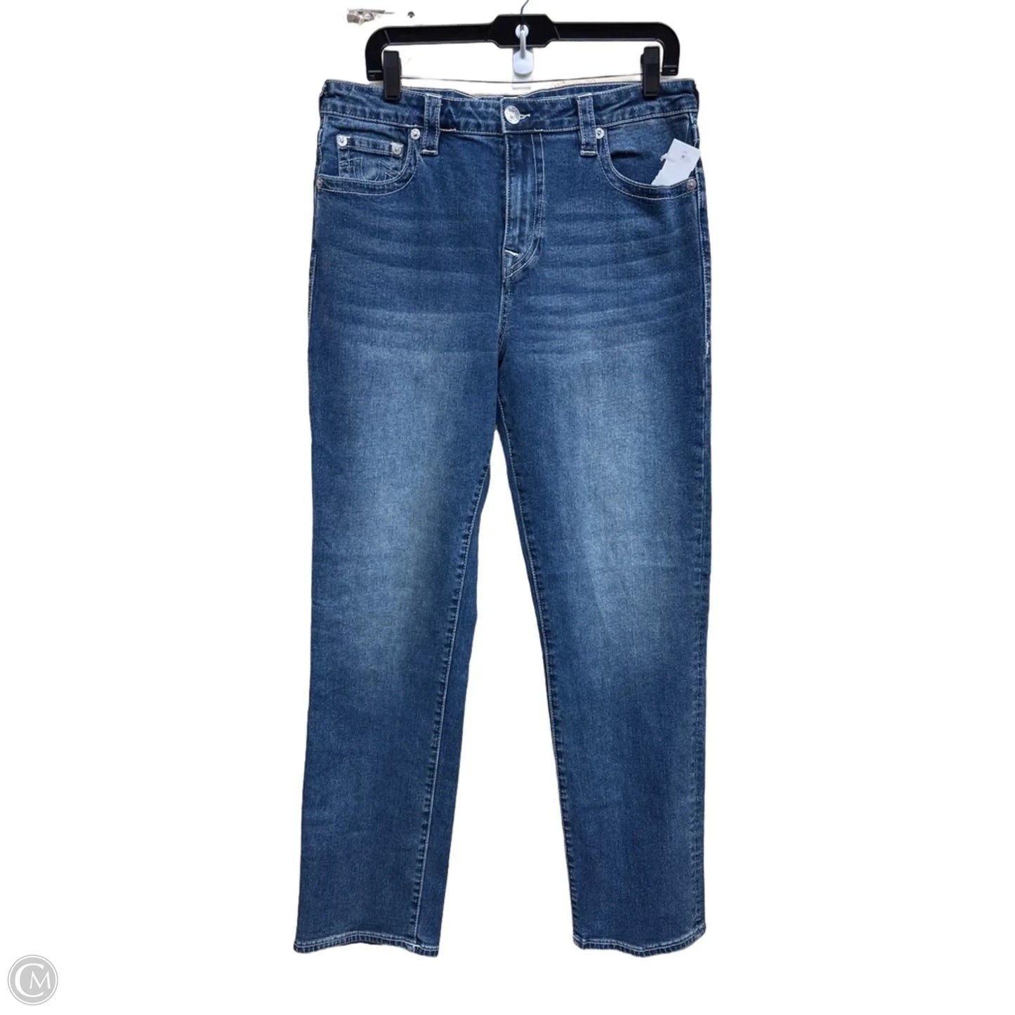 Jeans Straight By True Religion In Blue Denim, Size: 12