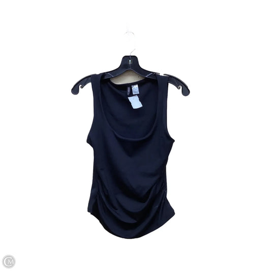 Top Sleeveless By Divided In Black, Size: M