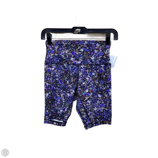Athletic Shorts By Lululemon In Floral Print, Size: 4