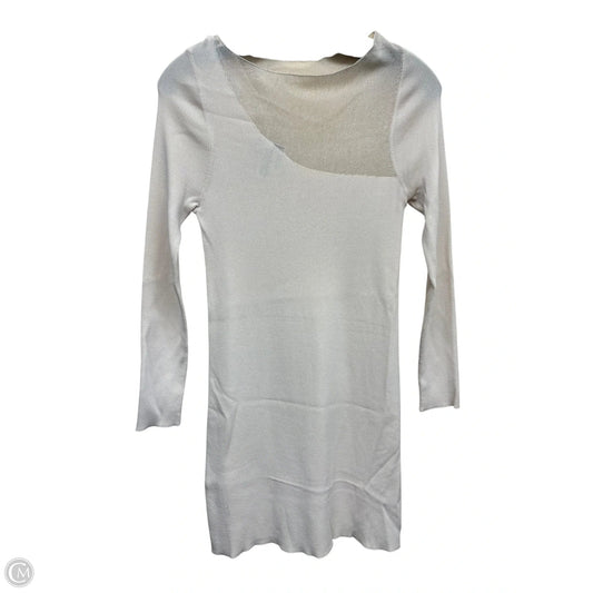 Dress Casual Short By Zara In Cream, Size: M