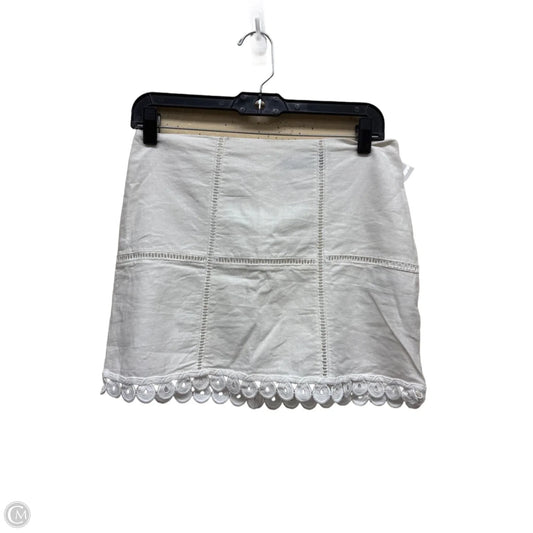Skirt Mini & Short By Zara In White, Size: M