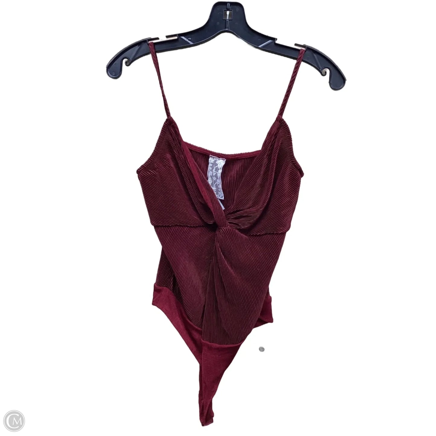 Bodysuit By Clothes Mentor In Red, Size: M