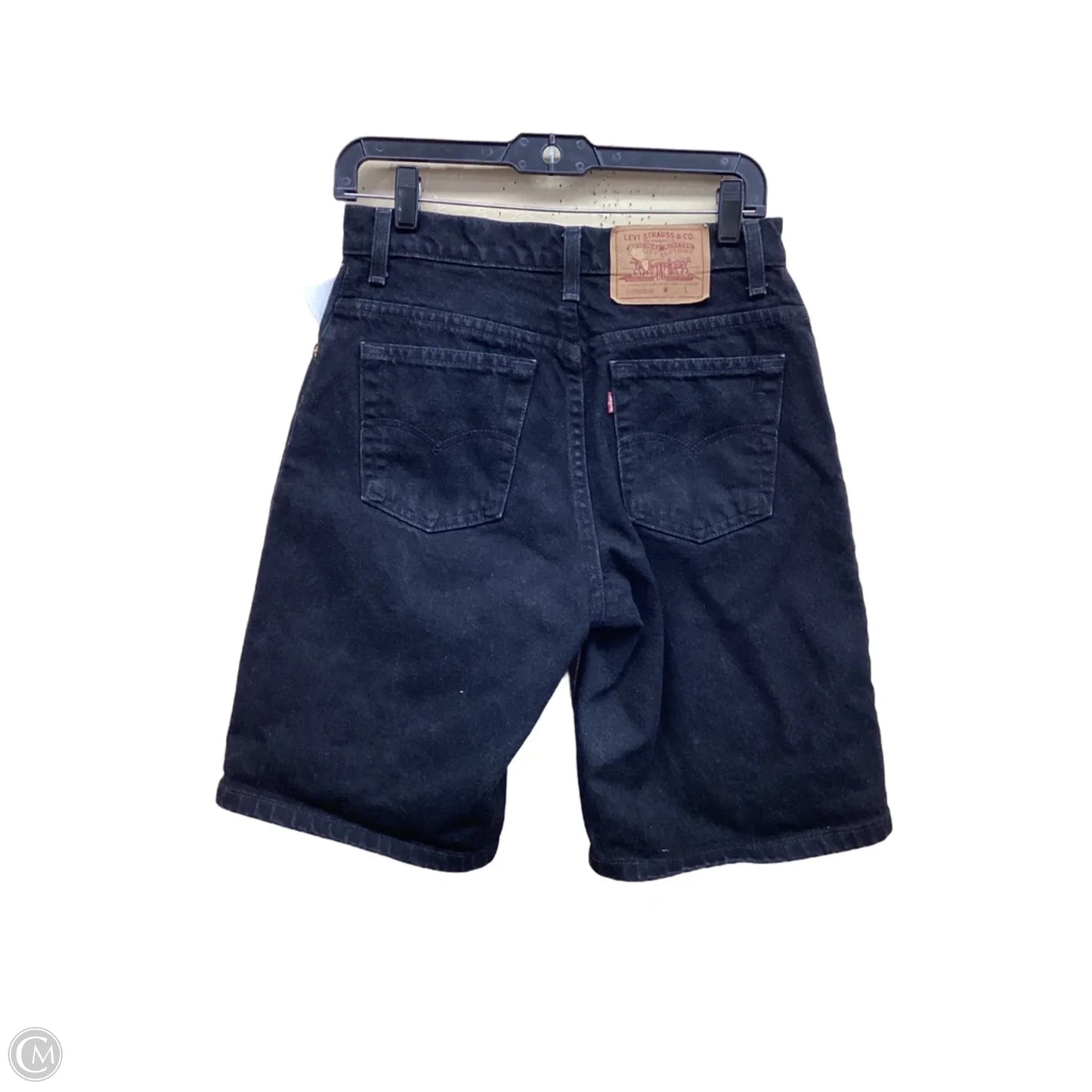 Shorts By Levis In Black Denim, Size: 6
