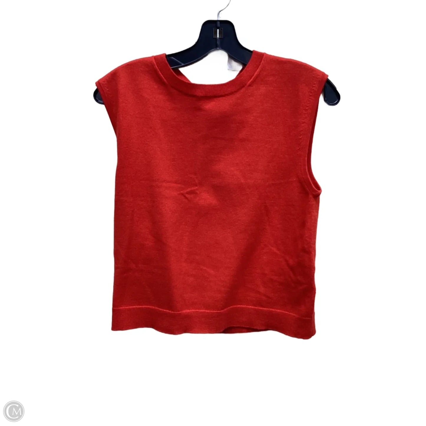 Top Sleeveless By J. Crew In Red, Size: M