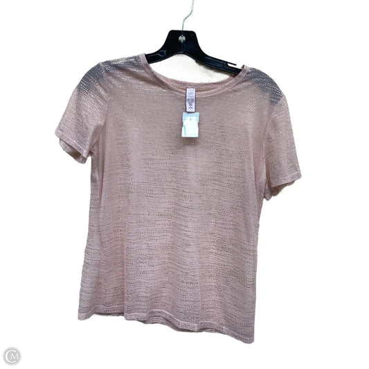 Top Short Sleeve By Victorias Secret In Pink, Size: M