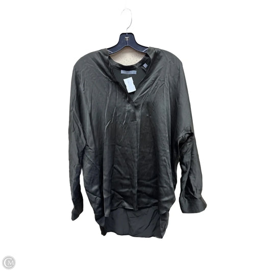 Top Long Sleeve By Vince In Green, Size: Xs