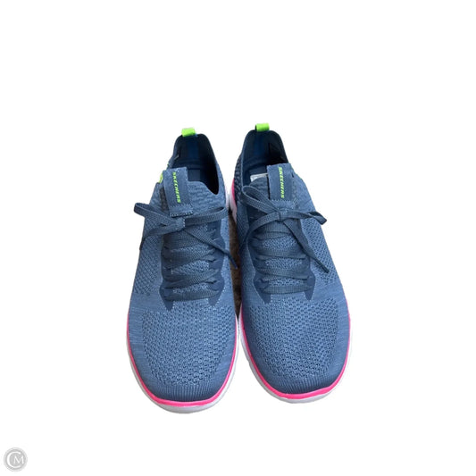 Shoes Athletic By Skechers In Blue, Size: 9.5