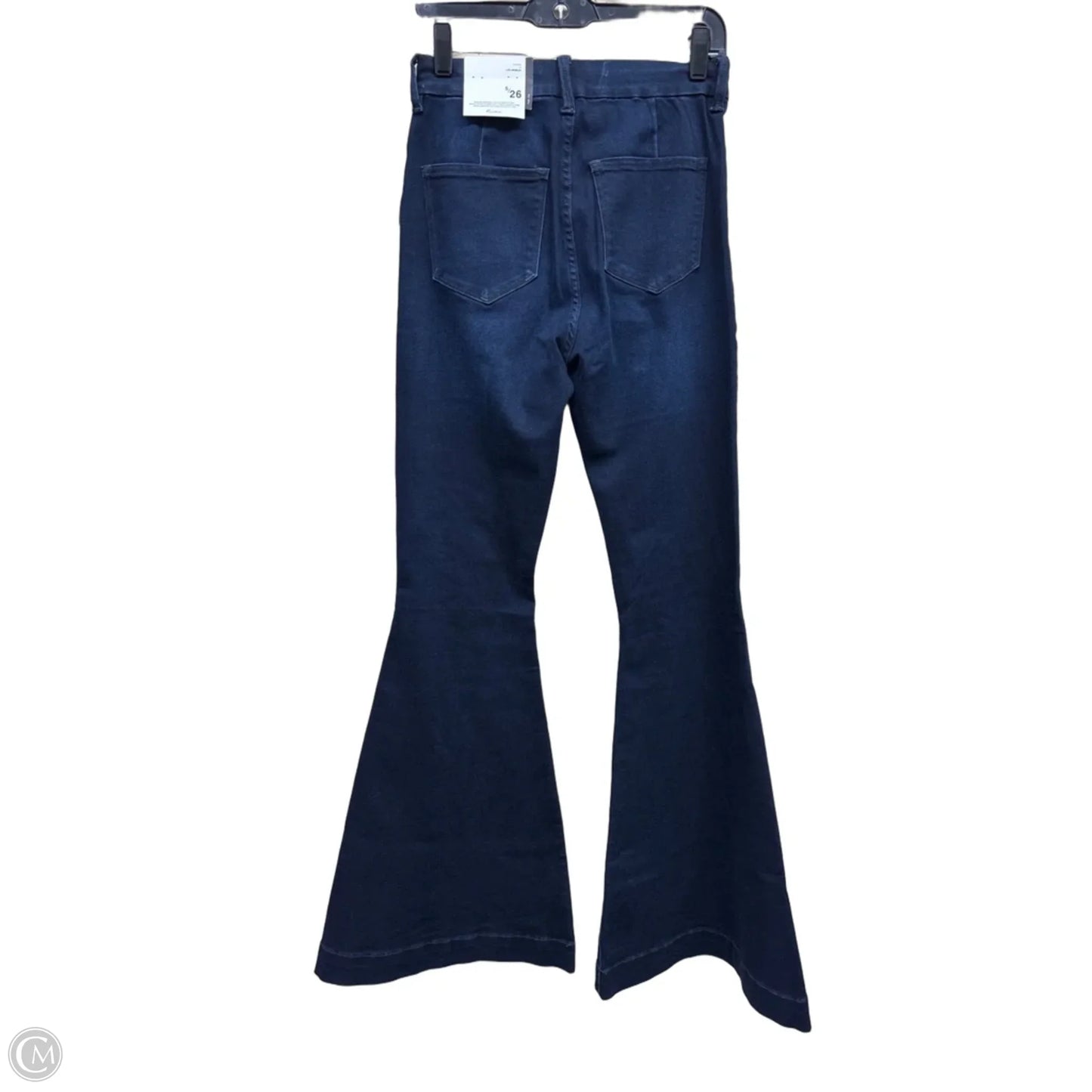 Jeans Flared By Kancan In Blue Denim, Size: 2