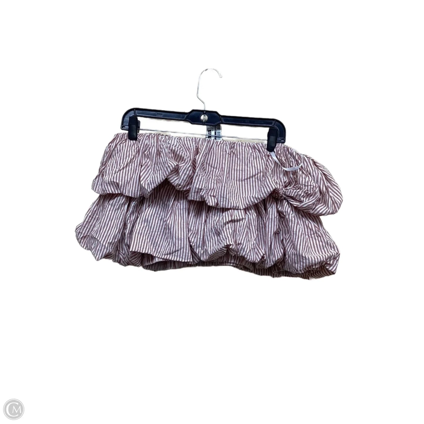 Top Short Sleeve By Anthropologie In Striped Pattern, Size: Xs