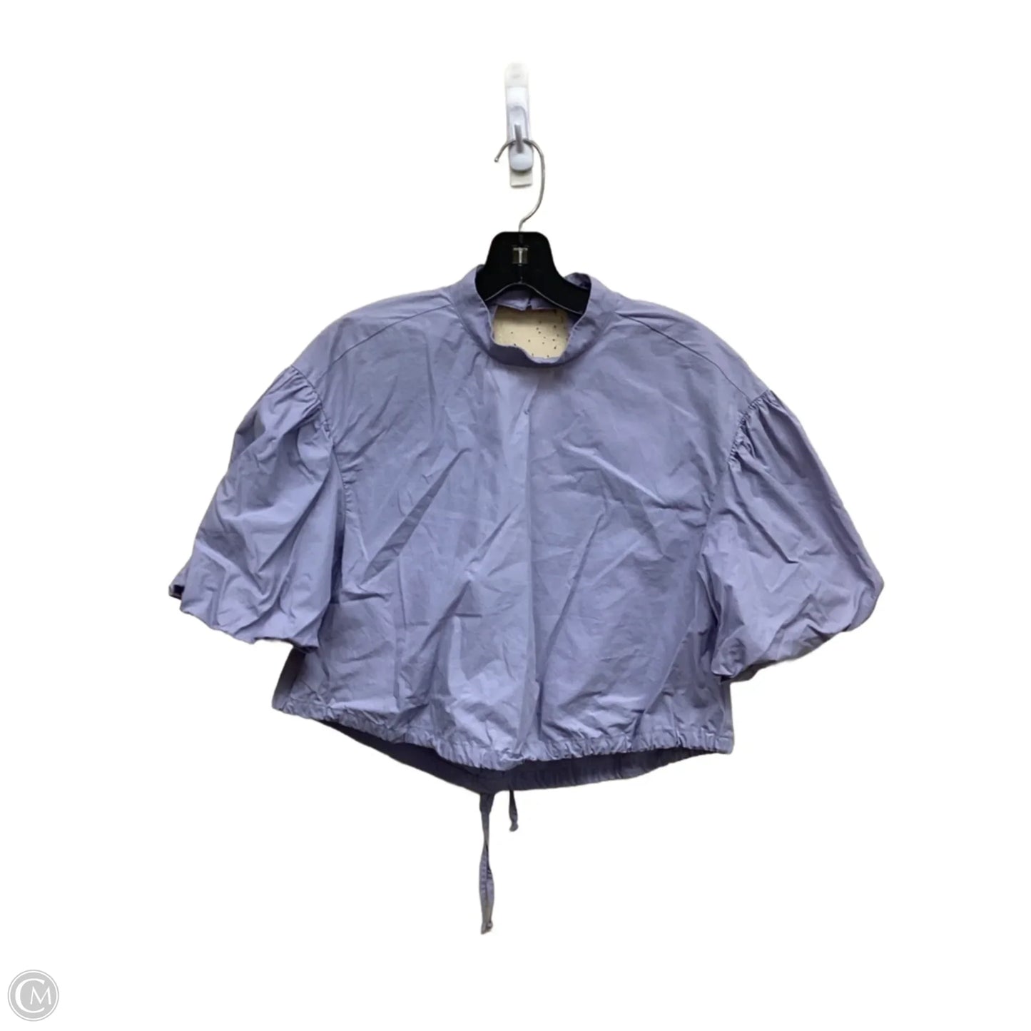 Top Short Sleeve By Anthropologie In Purple, Size: Xs