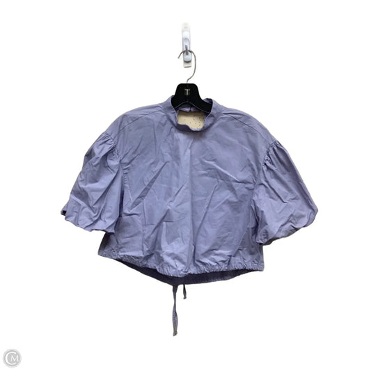 Top Short Sleeve By Anthropologie In Purple, Size: Xs