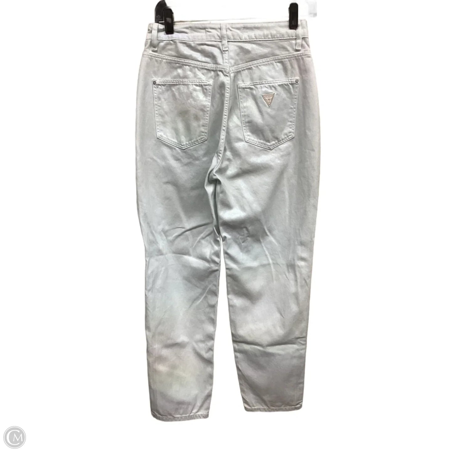 Jeans Straight By Guess In Silver, Size: 6