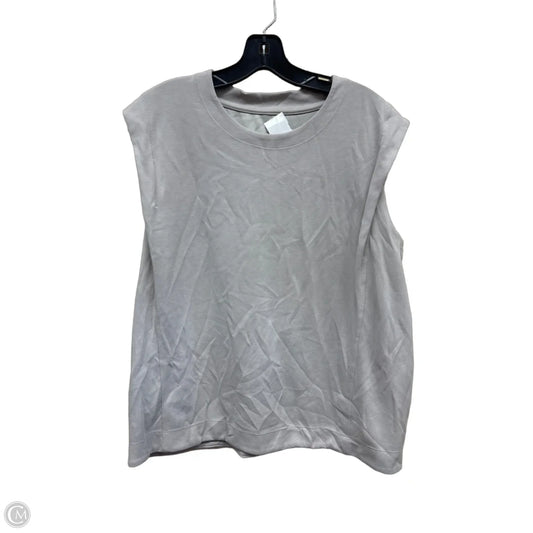 Athletic Tank Top By Athleta In Taupe, Size: L