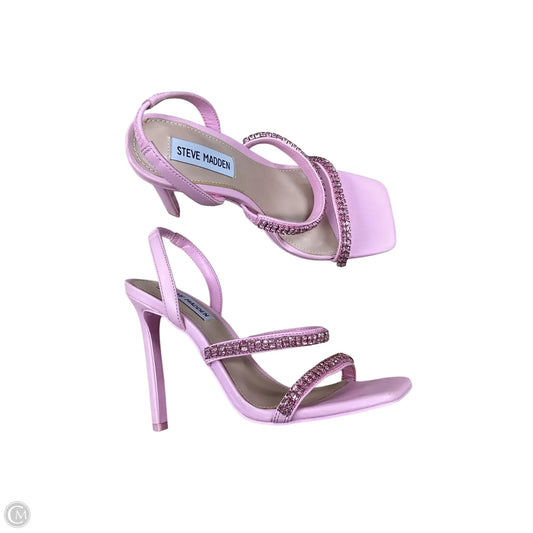 Sandals Heels Stiletto By Steve Madden In Pink, Size: 6.5