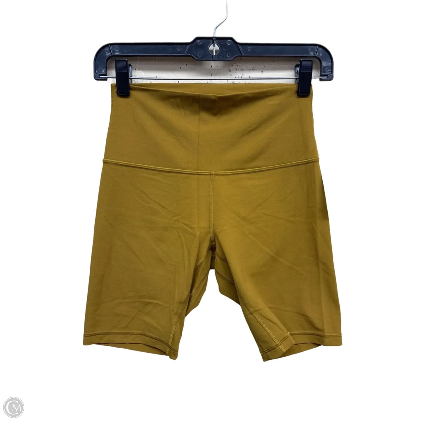 Athletic Shorts By Lululemon In Gold, Size: 6