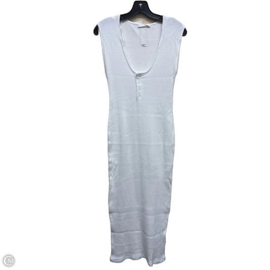 Dress Casual Maxi By Zara In White, Size: L