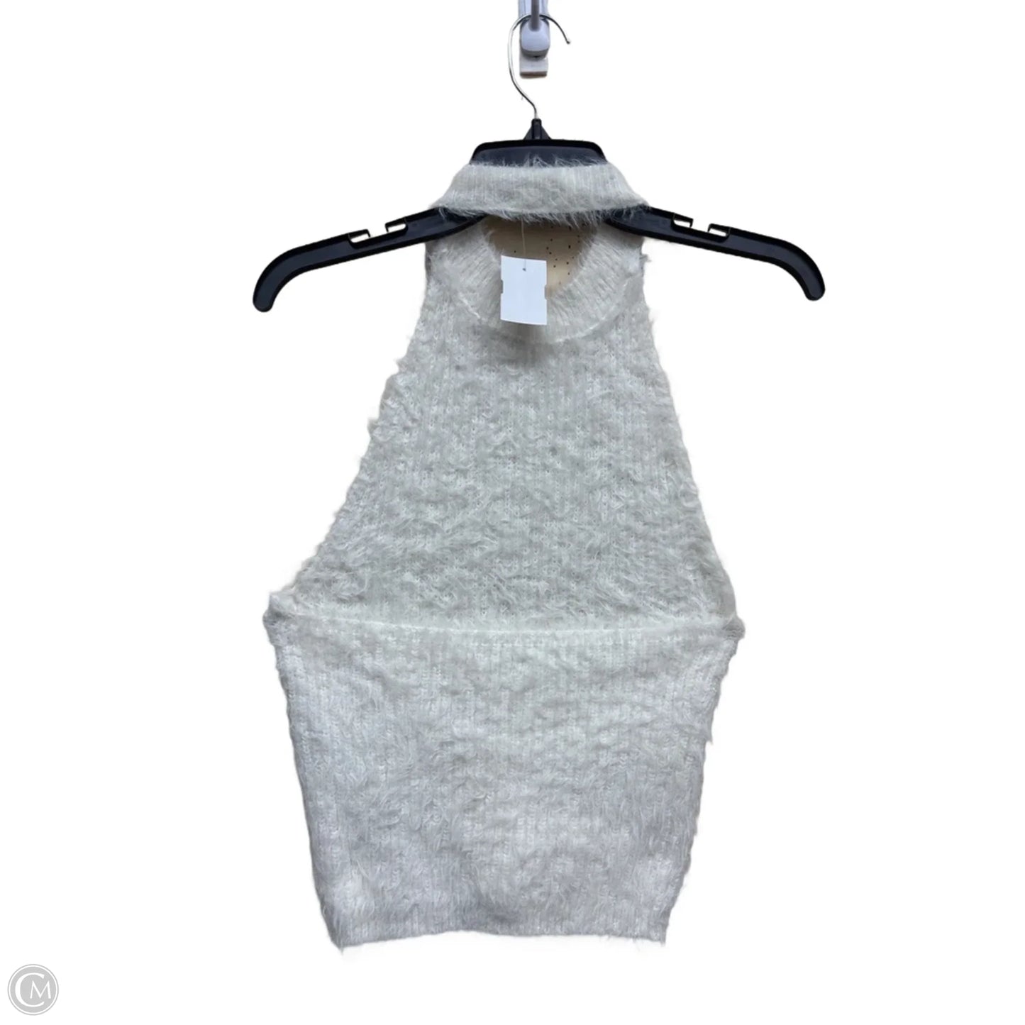 Top Sleeveless By Zara In Cream, Size: M