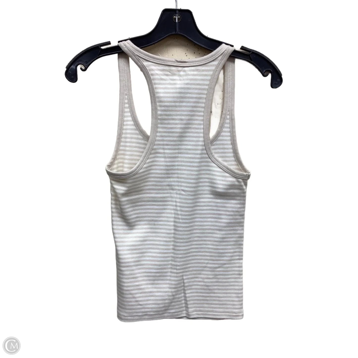 Top Sleeveless By Aerie In Striped Pattern, Size: M