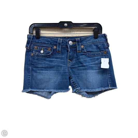 Shorts By True Religion In Blue Denim, Size: 6