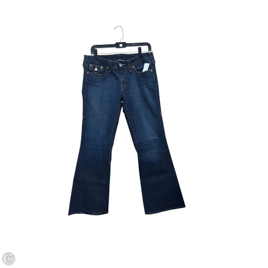 Jeans Flared By True Religion In Blue Denim, Size: 12