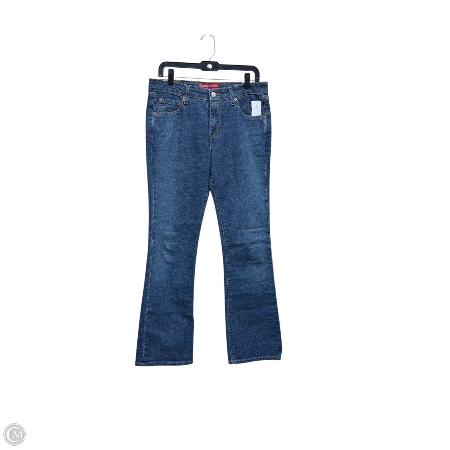 Jeans Boot Cut By Levis In Blue Denim, Size: 8