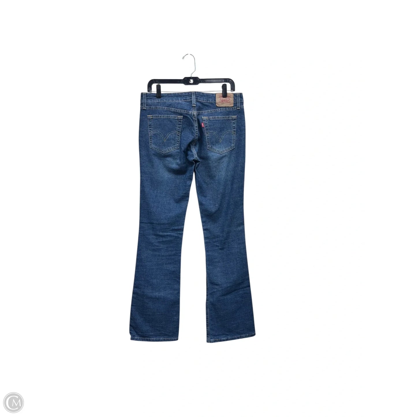 Jeans Boot Cut By Levis In Blue Denim, Size: 8