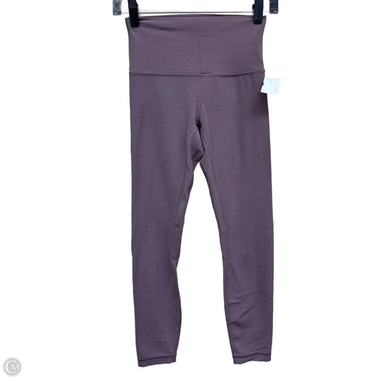 Athletic Leggings By Lululemon In Purple, Size: 4