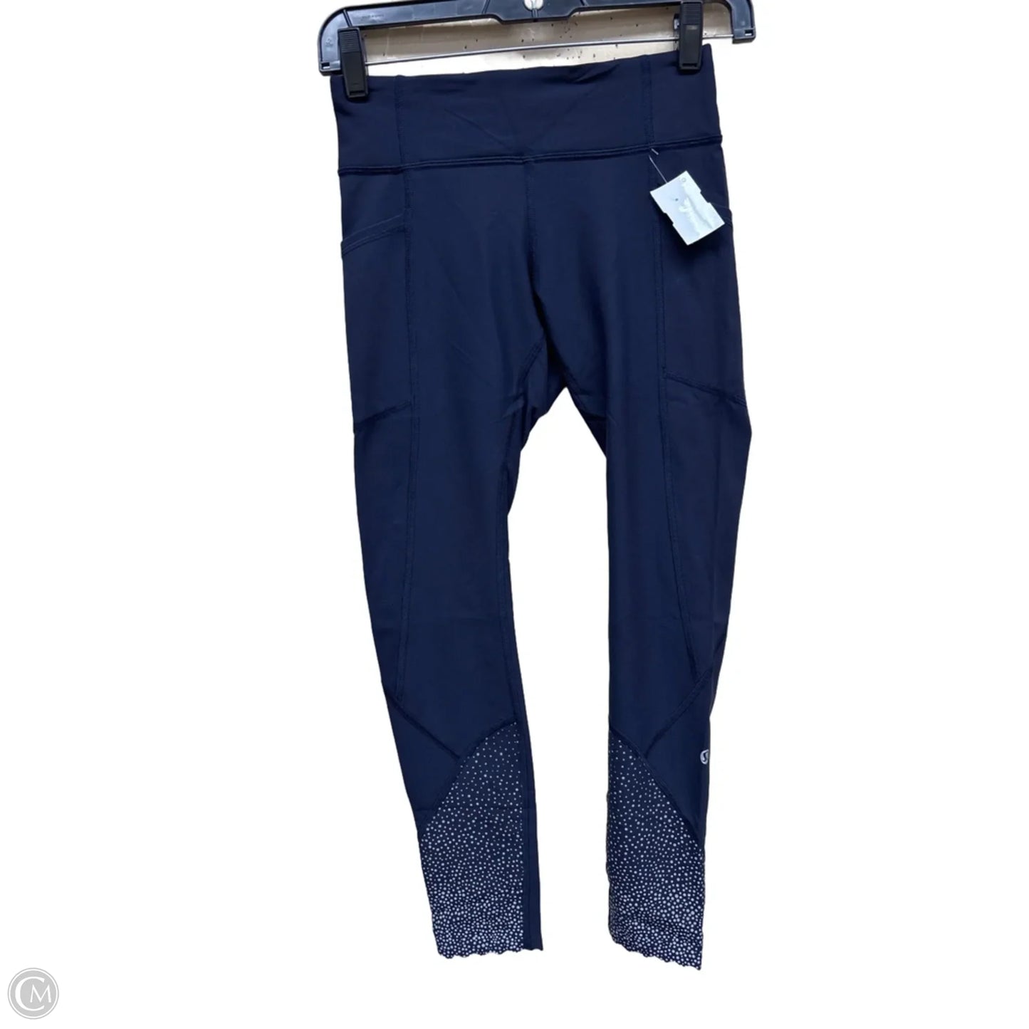 Athletic Leggings By Lululemon In Navy, Size: 4