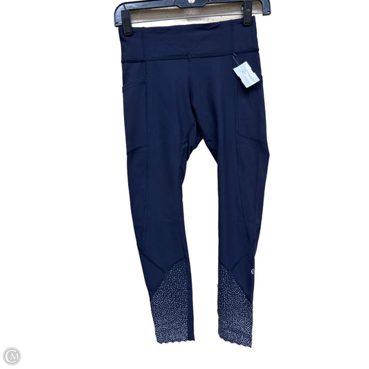 Athletic Leggings By Lululemon In Navy, Size: 4