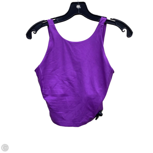 Athletic Top Long Sleeve Collar By Lululemon In Purple, Size: 6